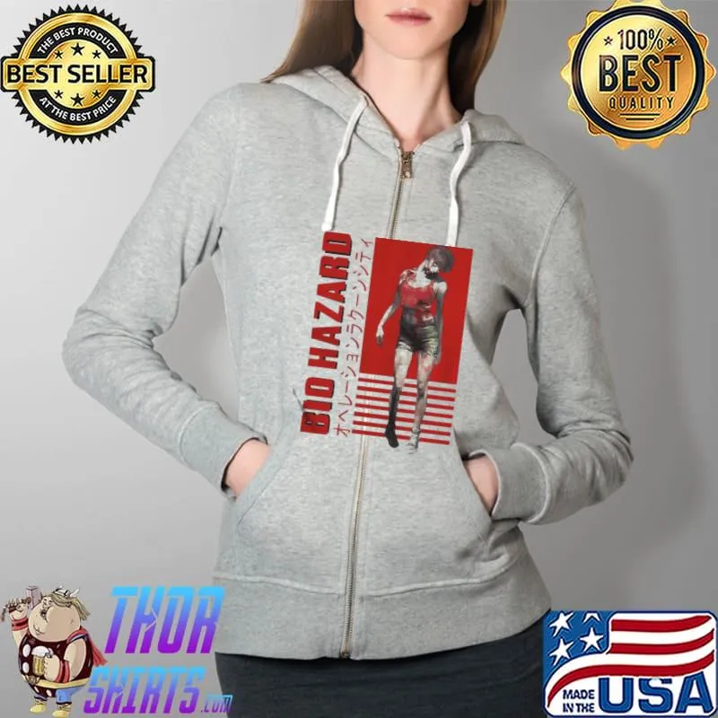 Resident evil biohazard Full Zip Hooded
