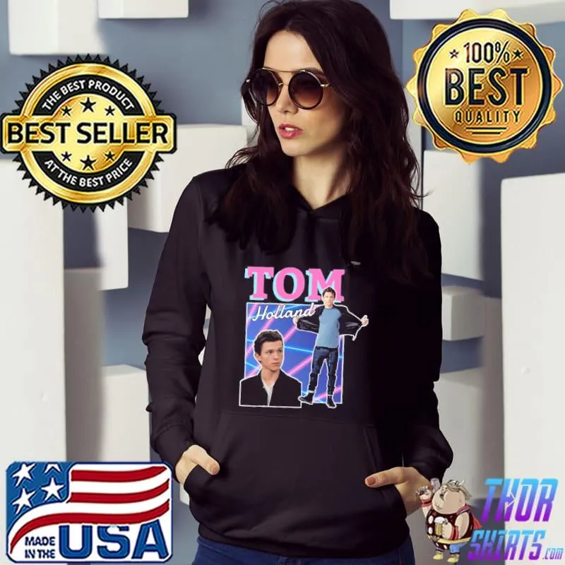 Retro art tom holland Hoodie