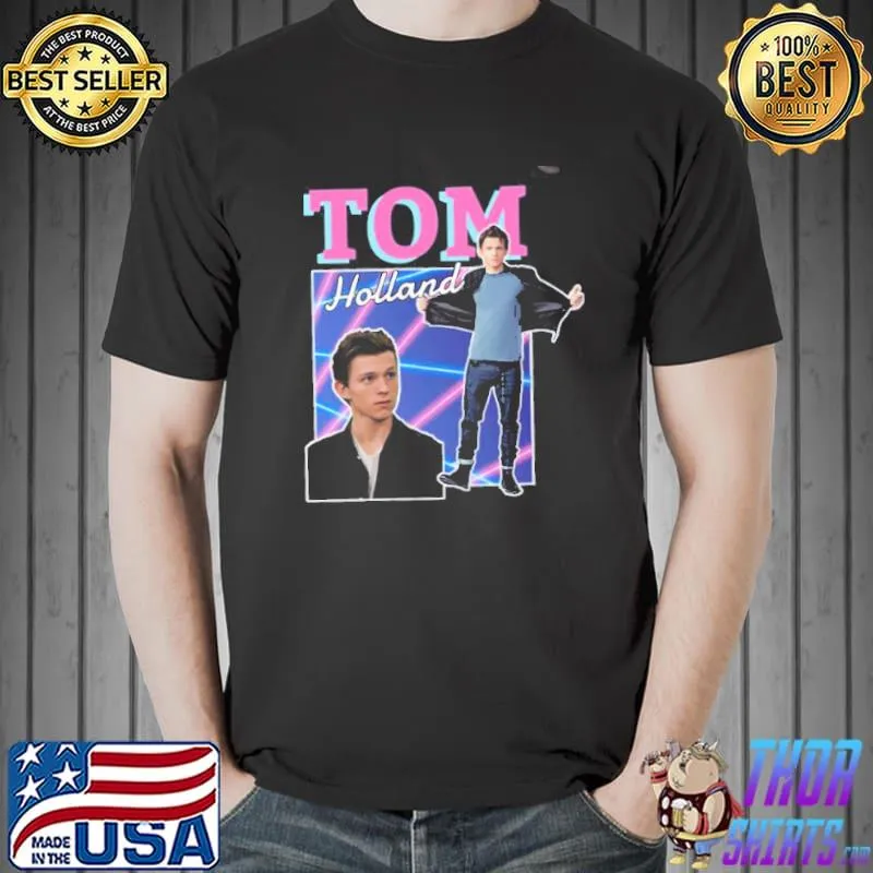 Retro art tom holland shirt