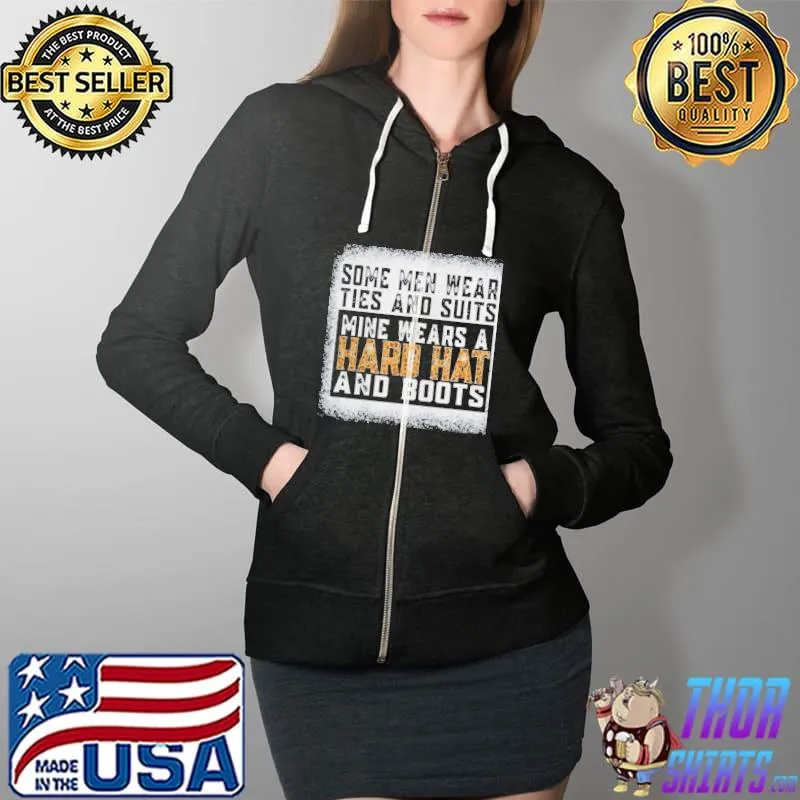 Retro bleached hat and boots cowboy country western Full Zip Hooded