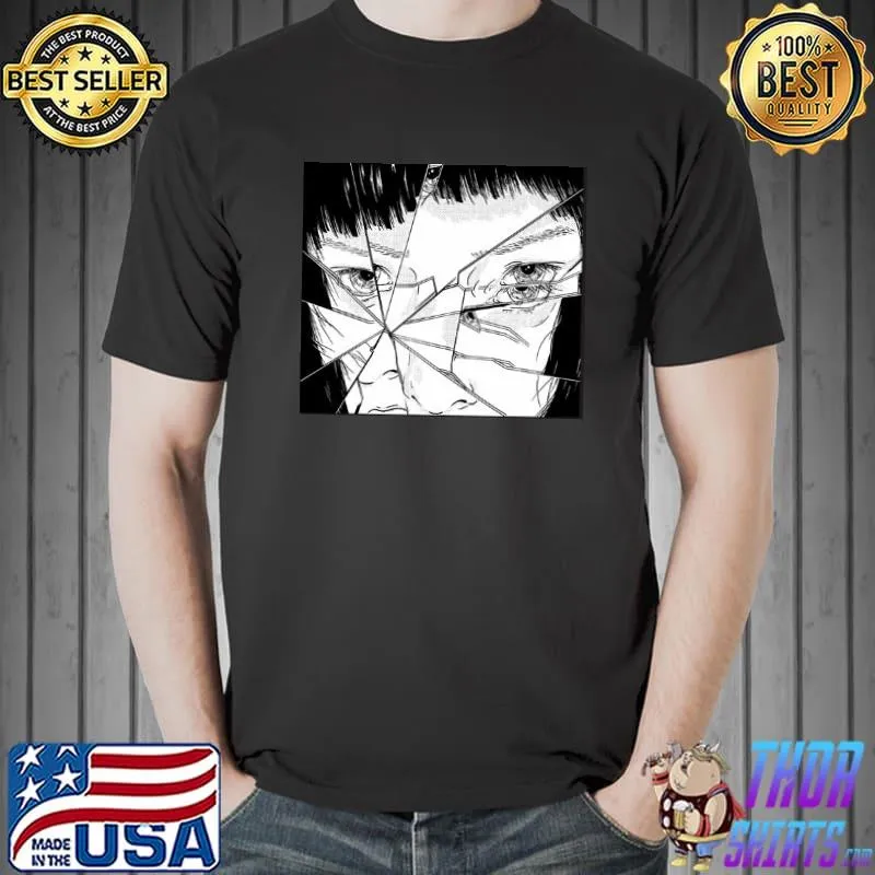 Ripped face horror anime Unisex