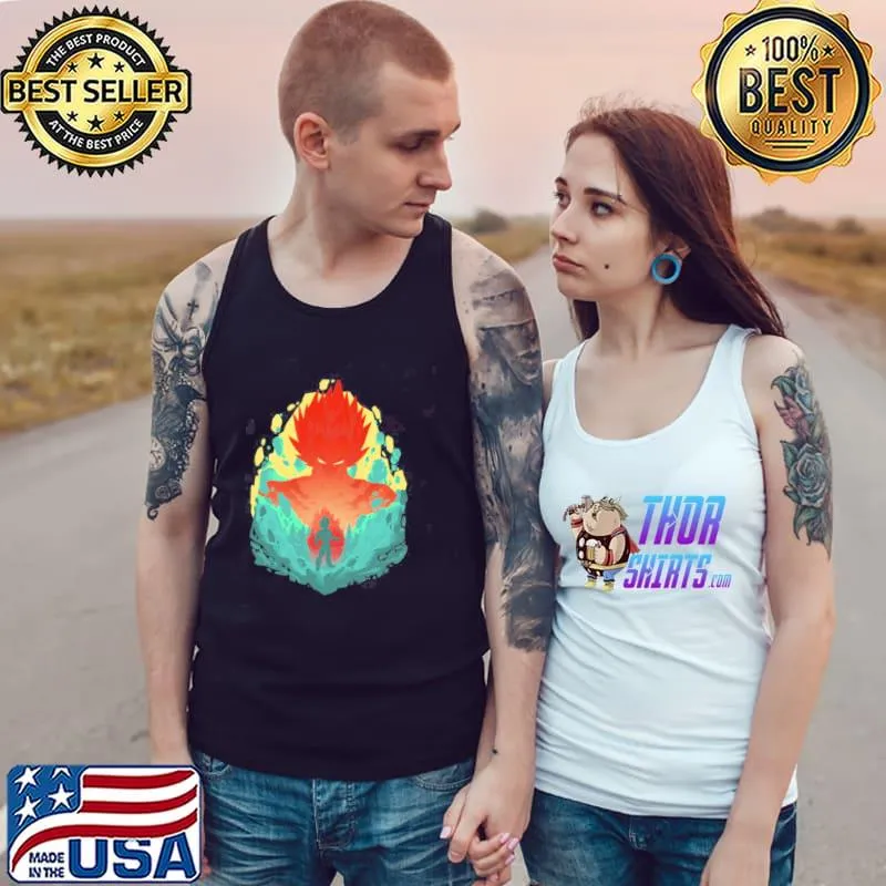 Rival saiyan vegeta dragon ball anime Tank Top