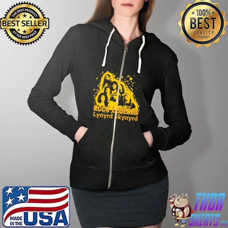 Rock Legend Lynyrd Skynyrd Shirt Full Zip Hooded