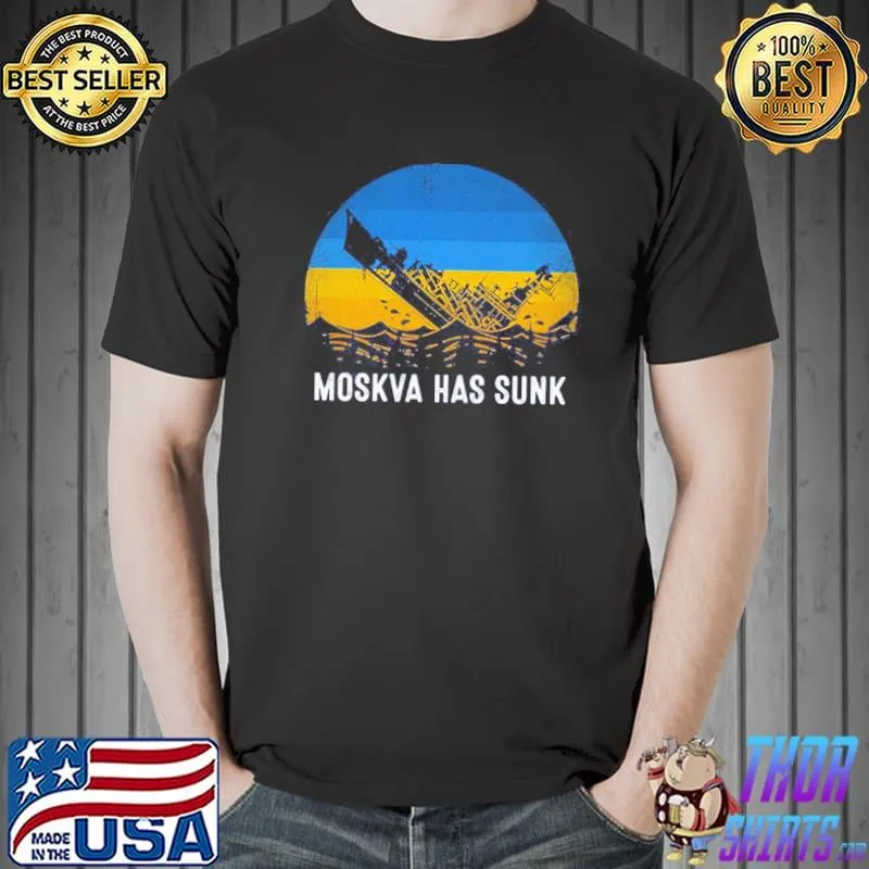 Russian warship moskva has sunk support Ukraine Unisex