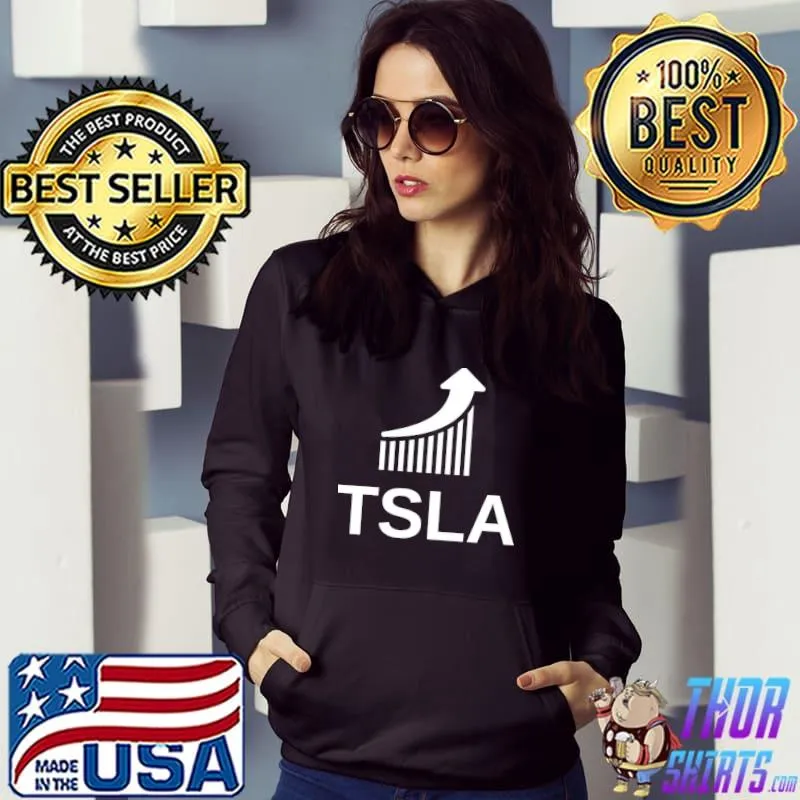 S for trader tsla stock chart shirt