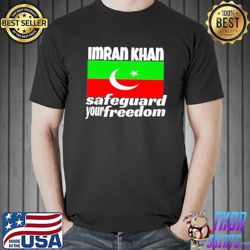 Safeguard ptI flag khan Pakistan shirt