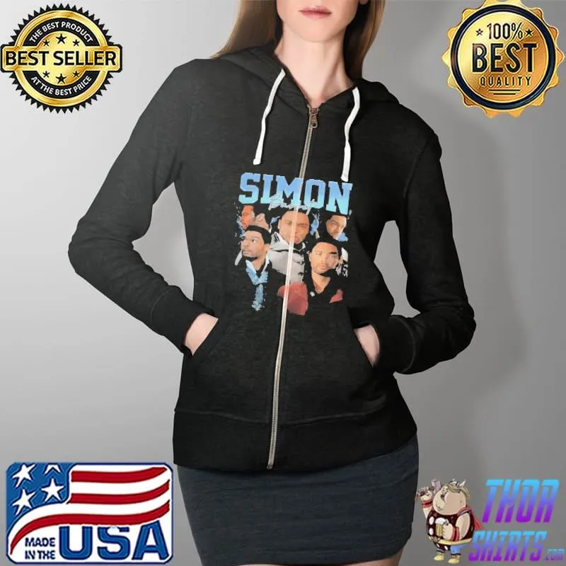 Simon basset 90's vintage bridgerton Full Zip Hooded