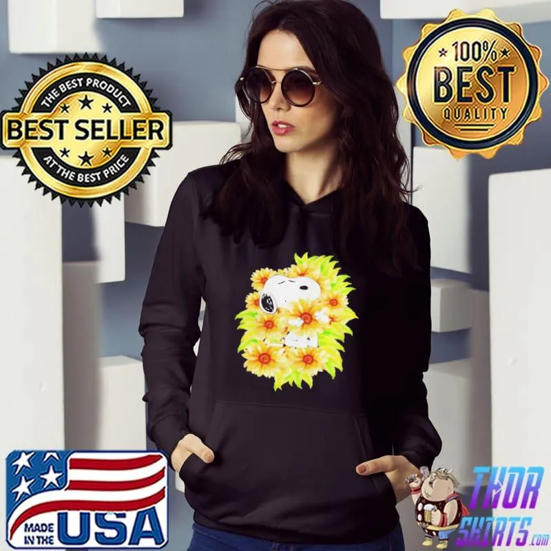 Snoopy sunflower shirt