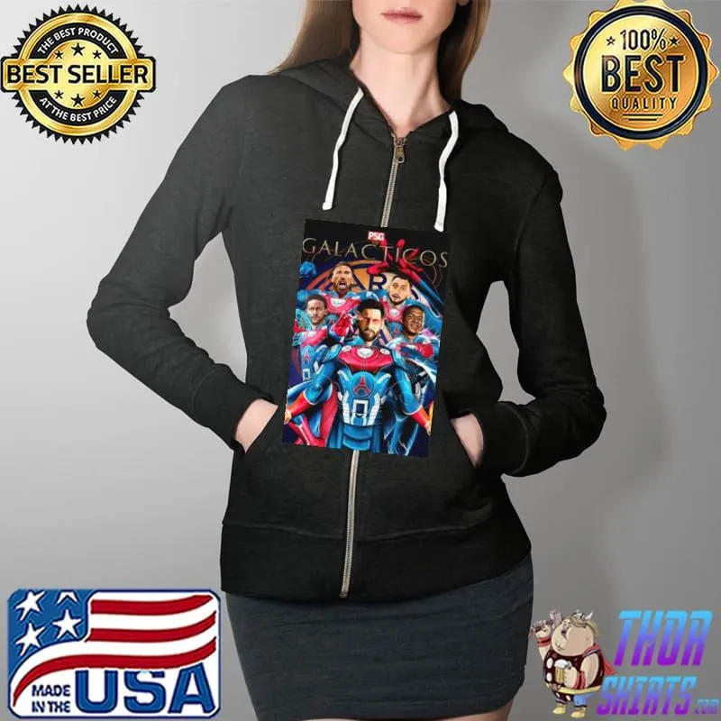 Soccer team paris saint germain Full Zip Hooded