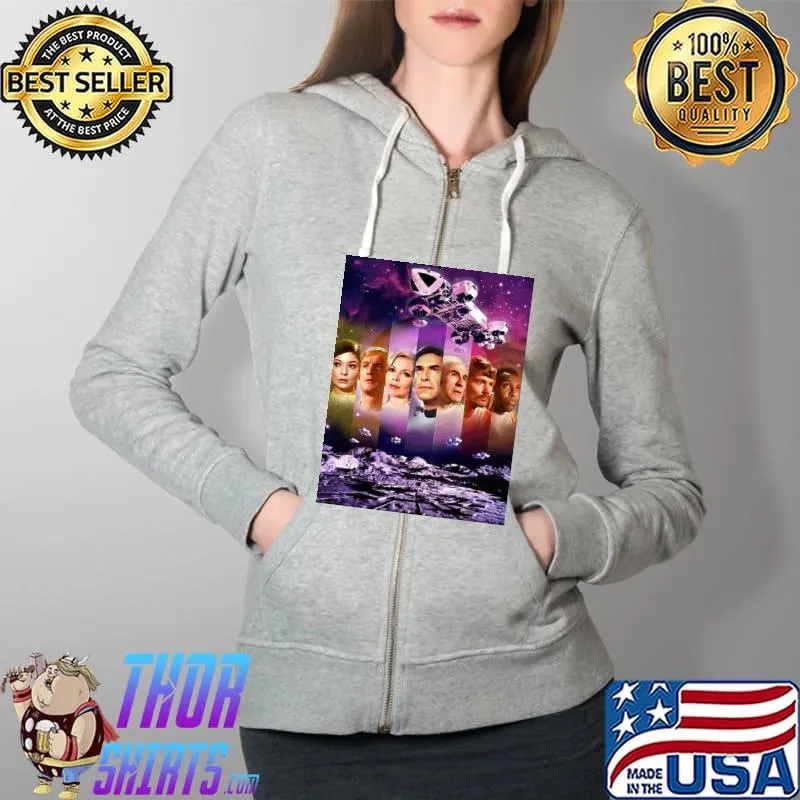 Space 1999 Actor Shirt Full Zip Hooded