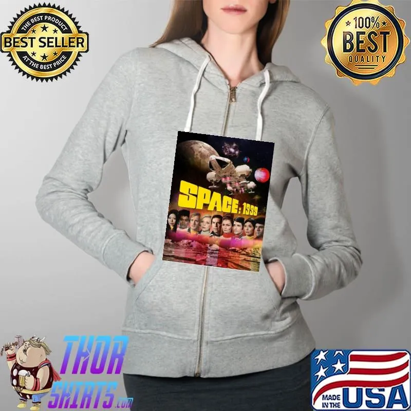 Space 1999 Alpha Moonbase Actor Shirt Full Zip Hooded