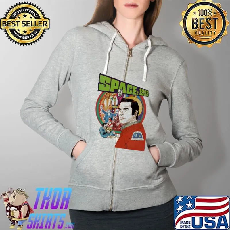 Space 1999 Alpha Moonbase Shirt Full Zip Hooded