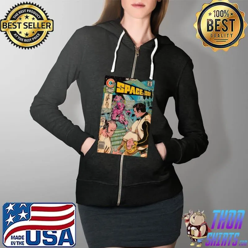Space 1999 Comic Shirt Full Zip Hooded