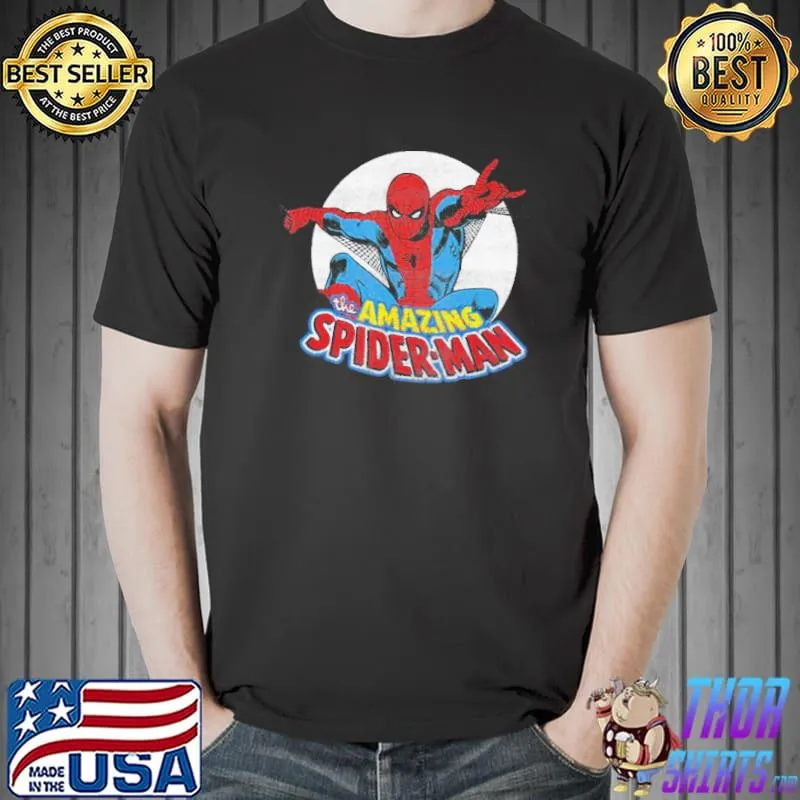 Spider man retro vintage shirt
