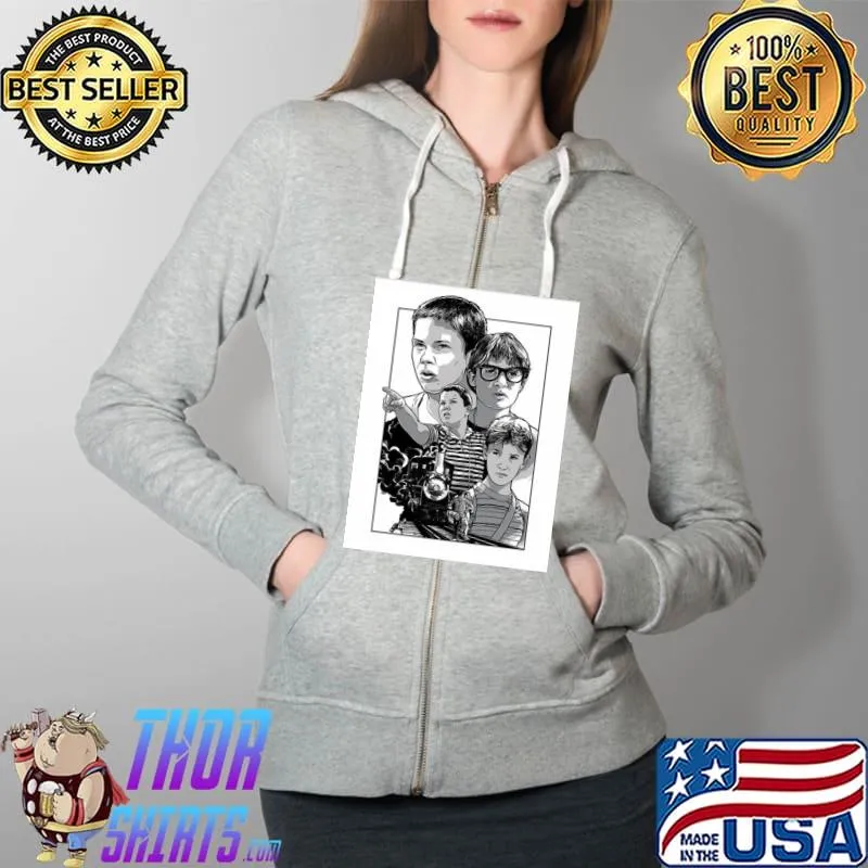 Stand by me friends vintage movie Full Zip Hooded