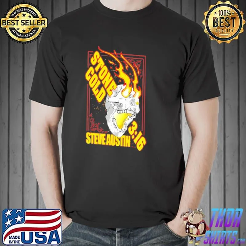 Stone Cold 3 16 Steve Austin Skull Shirt