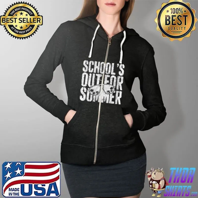 Style School's Out For Summer Happy Last Day Of School T- Full Zip Hooded