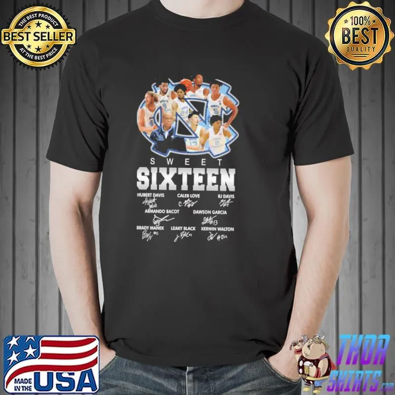 Sweet Sixteen North Carolina Basketball Shirt