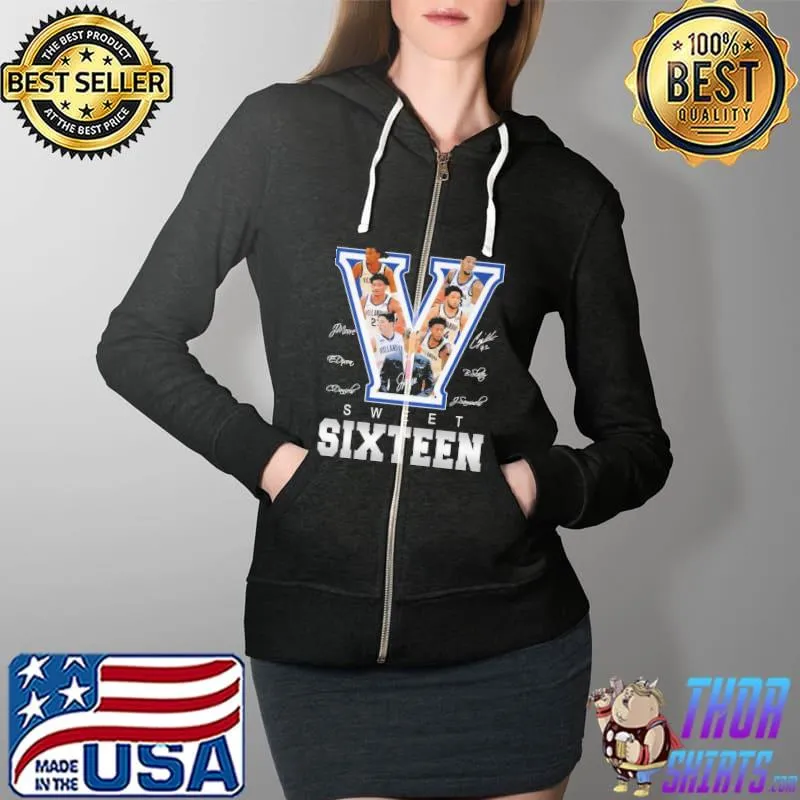 Sweet Sixteen Villanova Shirt Full Zip Hooded