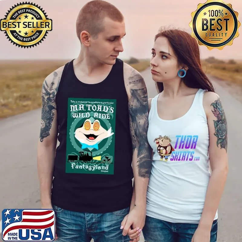 Take a motorcar to no where in particular Mr Toad’s wild ride fantasyland Tank Top