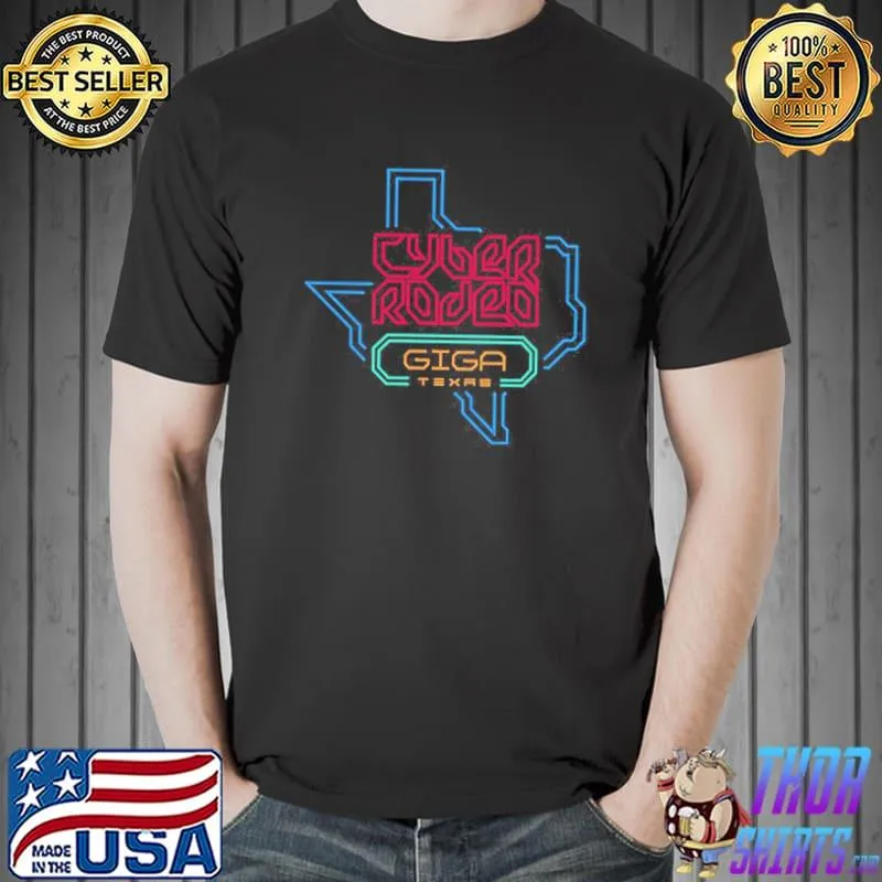 Tesla fan cyber rodeo giga Texas shirt