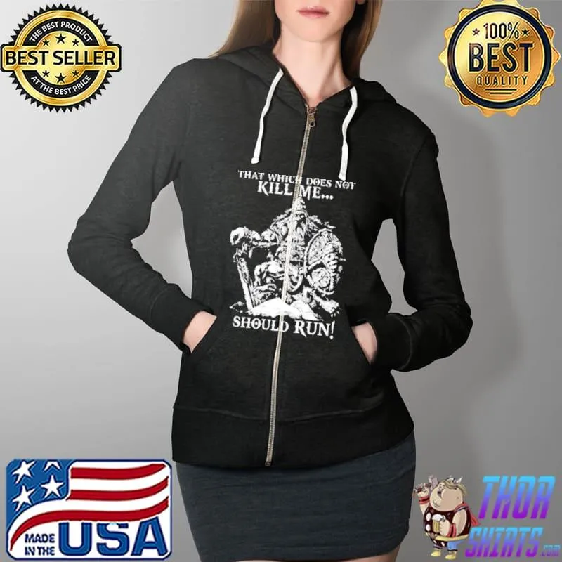That witch does not kill me viking Full Zip Hooded