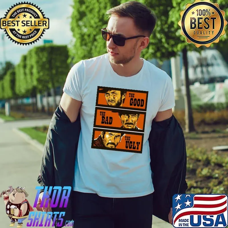 The good the bad and the ugly poster vintage shirt