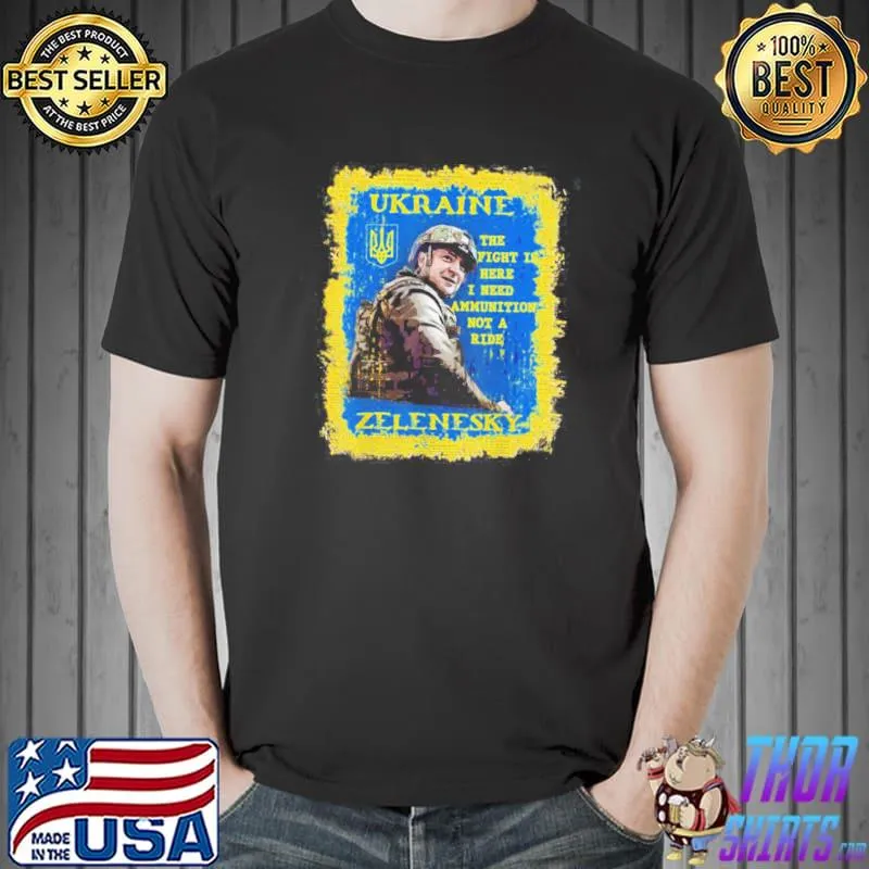 The light is here zelensky president shirt