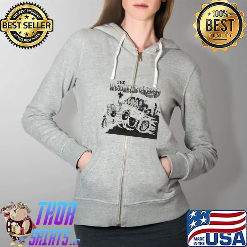 The neighbourhood merch weather 10th anniversary Full Zip Hooded