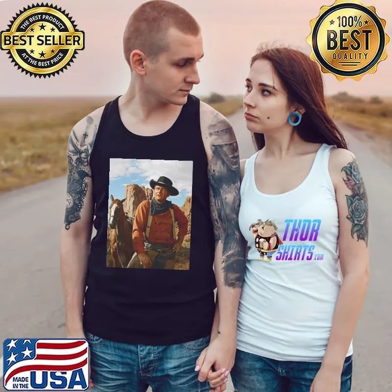 The Searchers western movies john wayne horse Tank Top