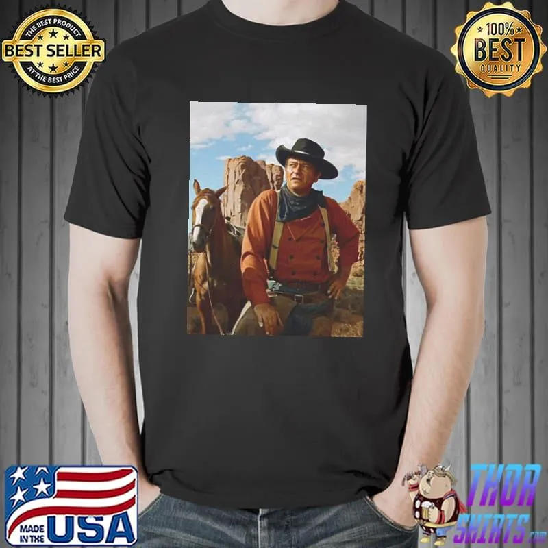 The Searchers western movies john wayne horse shirt