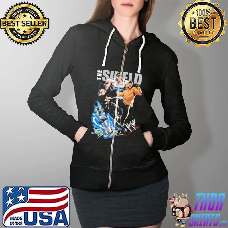 THe Shield Undertaker Shirt Full Zip Hooded