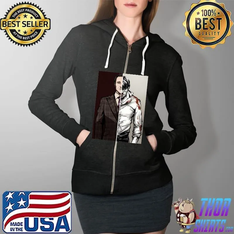 The tables are turning hannibal variant Full Zip Hooded
