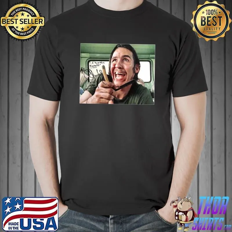 The texas chainsaw massacre hitchhiker signature shirt