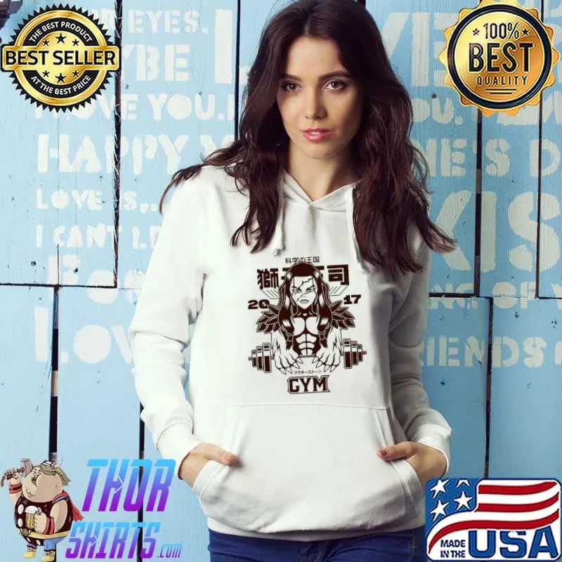 The tsukasa stone fitness Hoodie