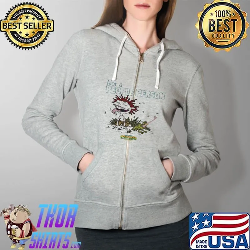 The wild thornberrys donnie not a people person langarm Full Zip Hooded