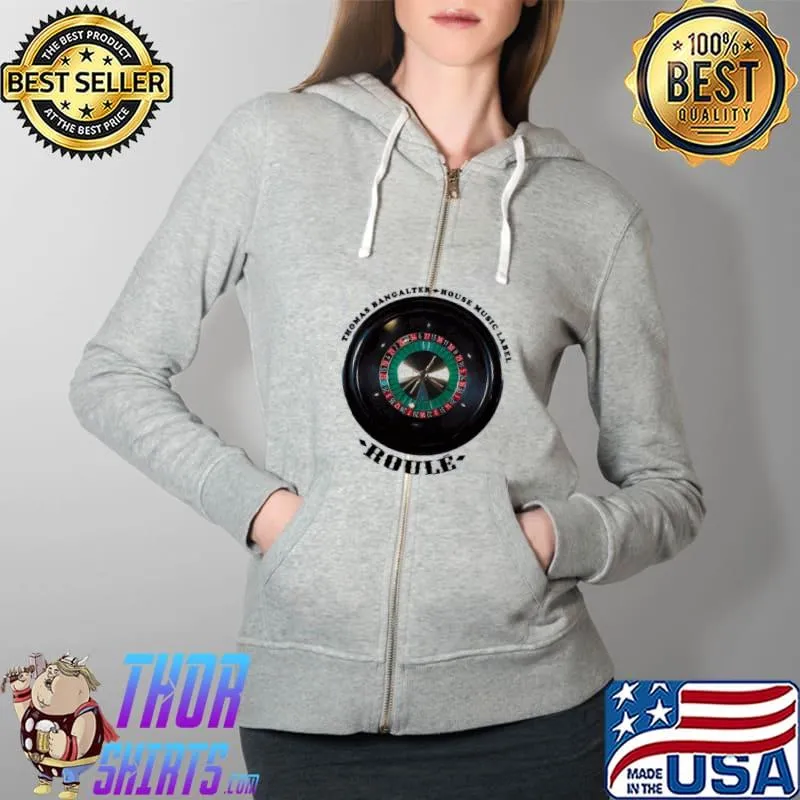 Thomas bangalter house music green model label Full Zip Hooded