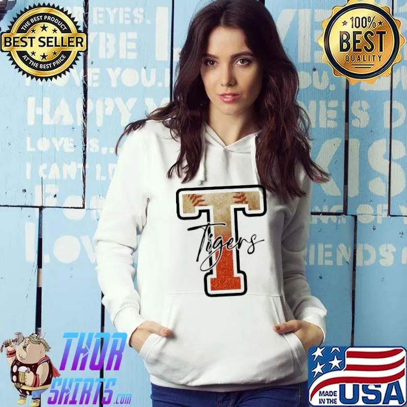 Tigers - Orange Baseball Shirt