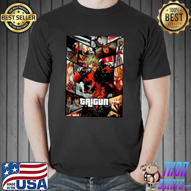 Trigun ultimate anime design shirt