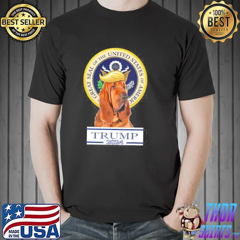 Trump 2024 Bloodhound Funny Pet Lover