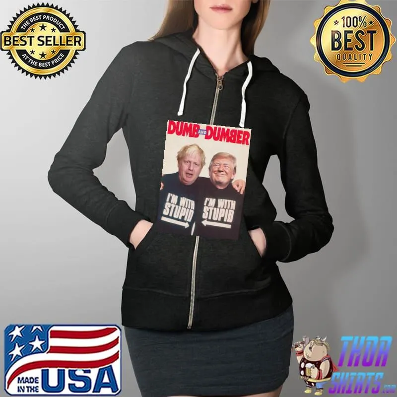 Trump and boris johnson dumb and dumber Full Zip Hooded