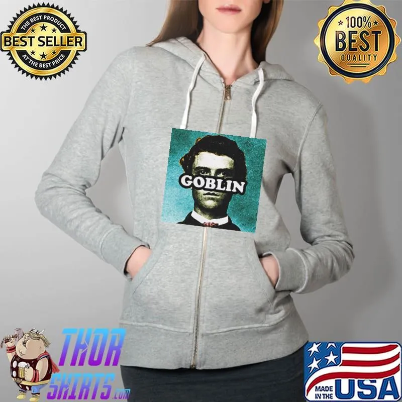 Tyler the creator goblin 1 album cover white Full Zip Hooded