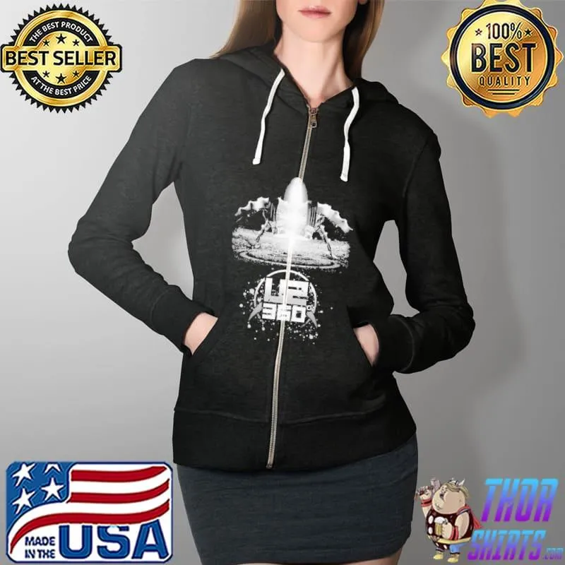 U2 360 Retro Shirt Full Zip Hooded