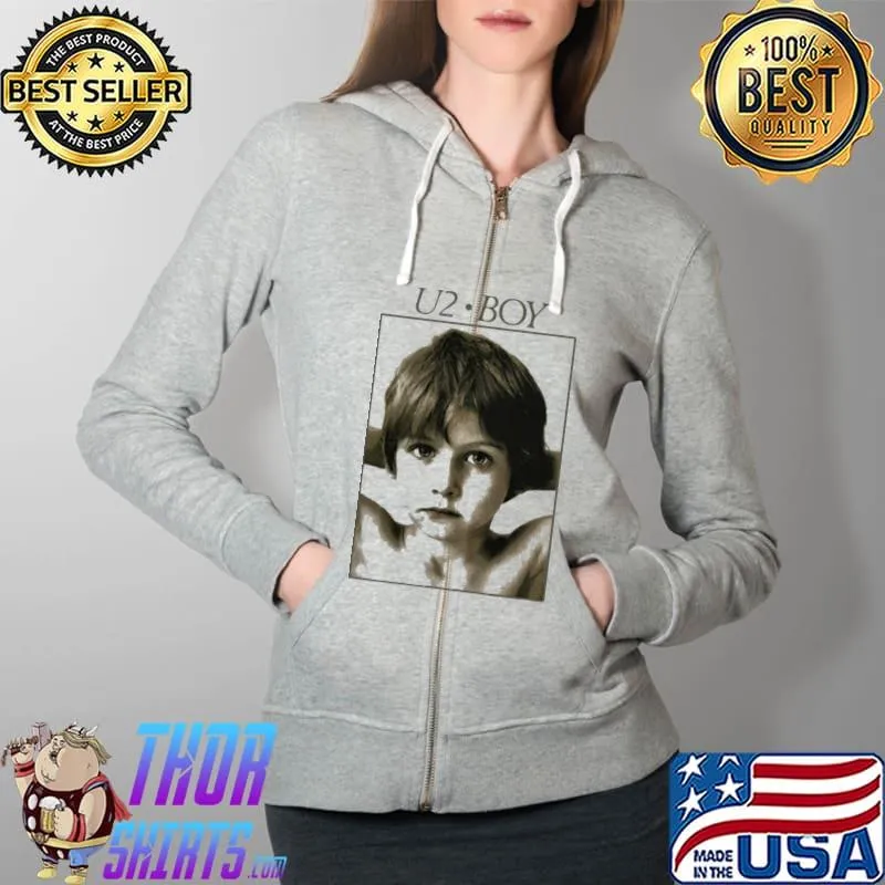 U2 Boy Shirt Full Zip Hooded