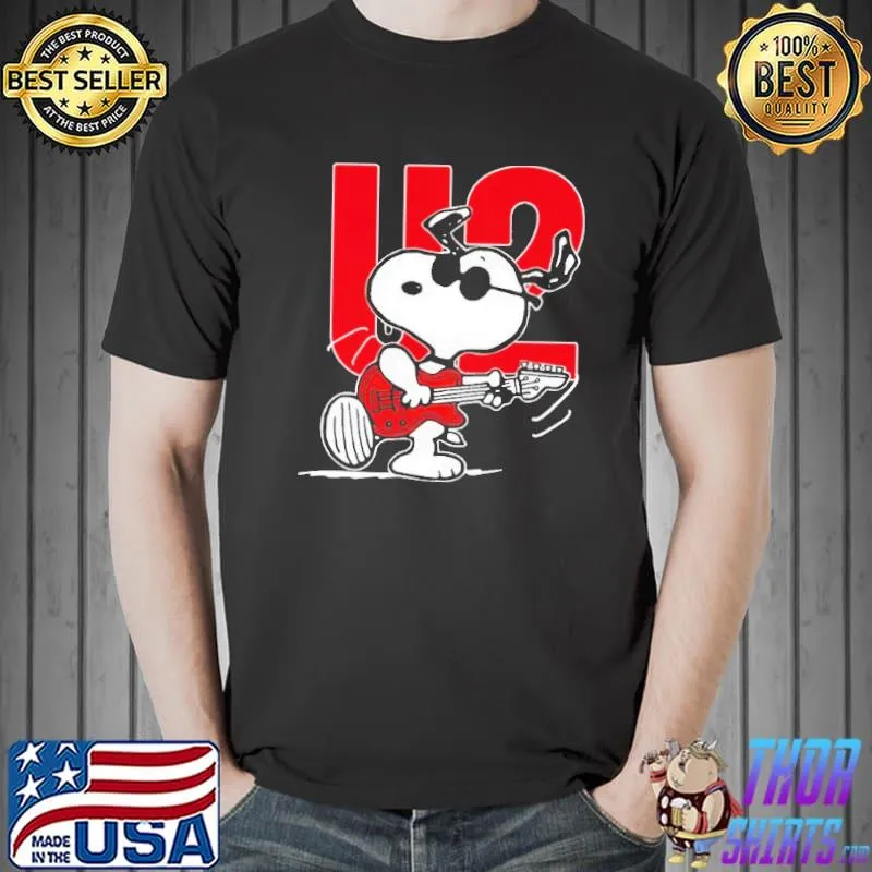 U2 Snoopy Rock Shirt