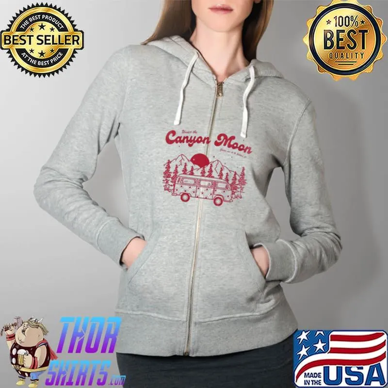 Under THe Canyon Moon Shirt Full Zip Hooded