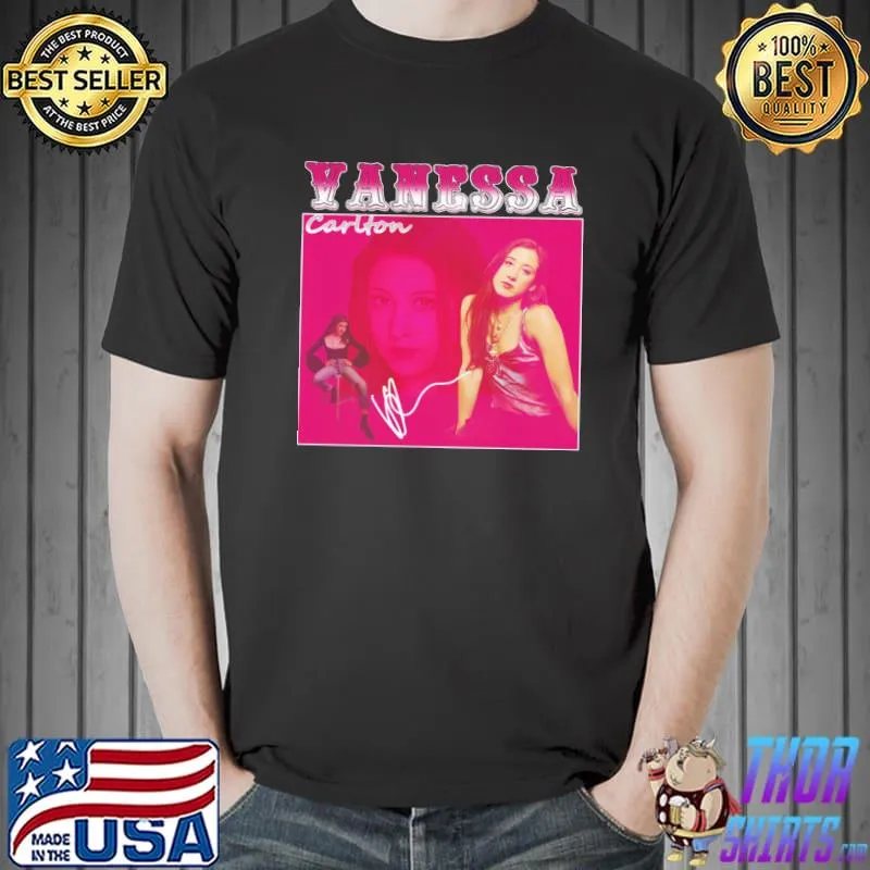 Vanessa carlton fans singer vintage style shirt