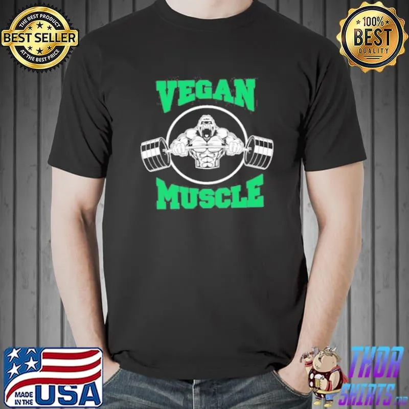 Vegan muscle gym vegan lifestyle Unisex
