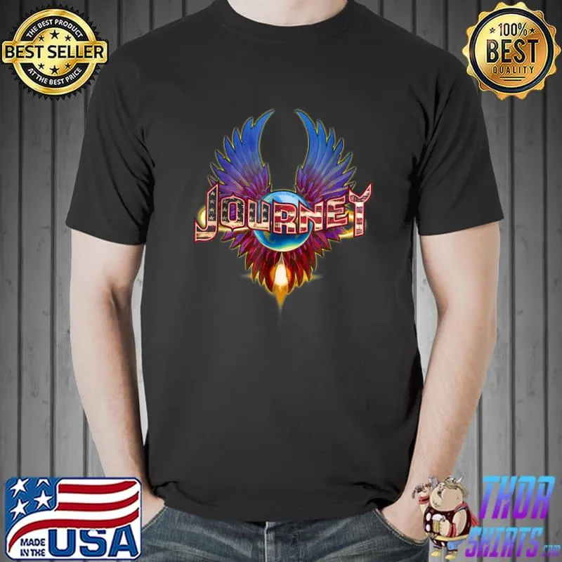 Vintage Journey 1980 Dont Stop Believing Usa Flag T-Shirt T-Shirt