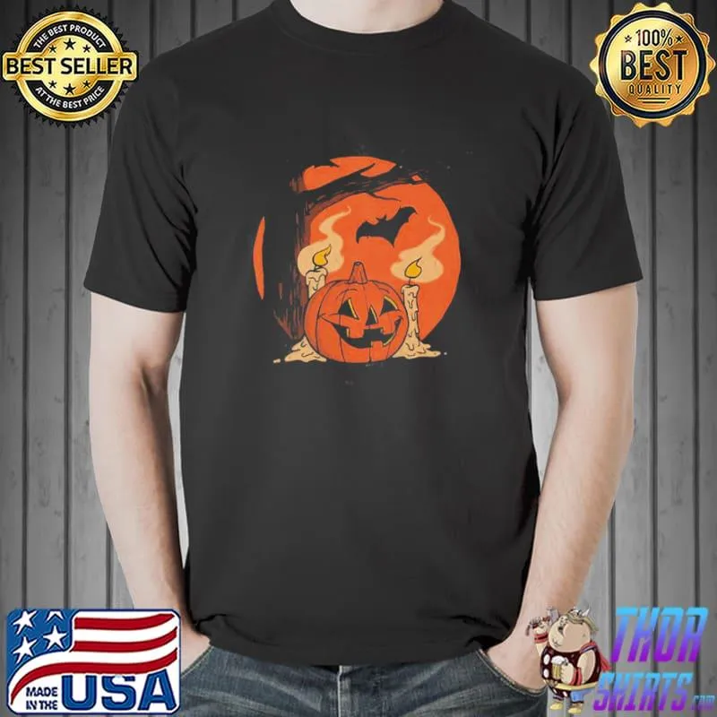 Vintage pumpkin scene halloween Unisex